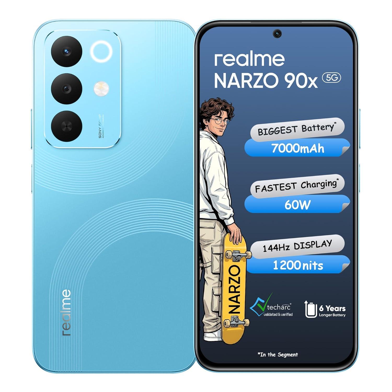 REALME RMX5264 NARZO 90X 5G 6GB/128GB AQUA BLUE