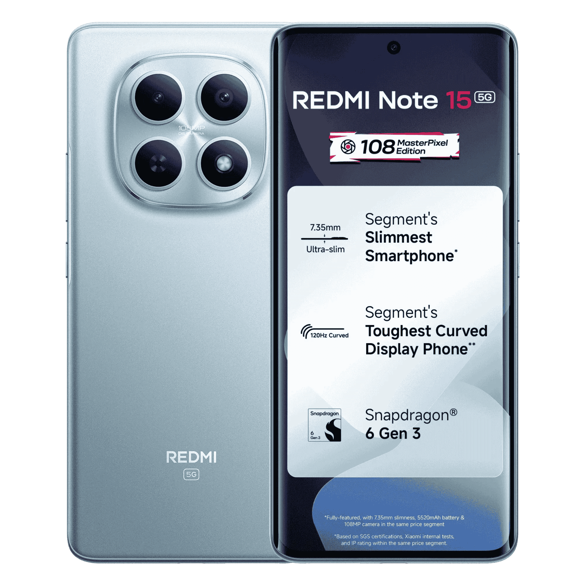 REDMI NOTE 15 5G 8GB/128GB GLACIER BLUE