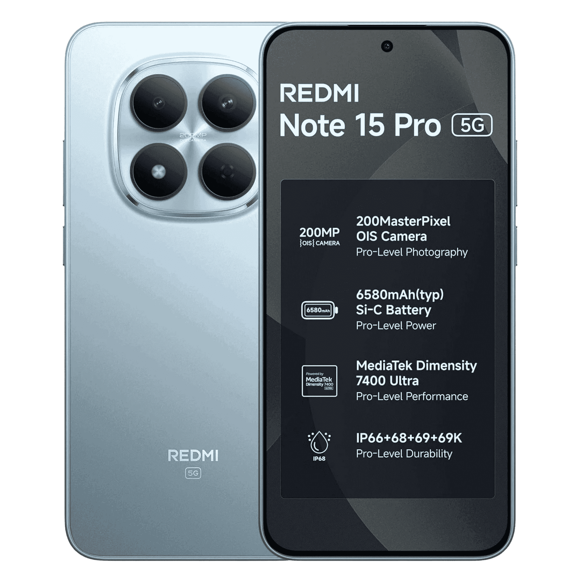 REDMI NOTE 15 PRO 5G 8GB/256GB MIRAGE BLUE