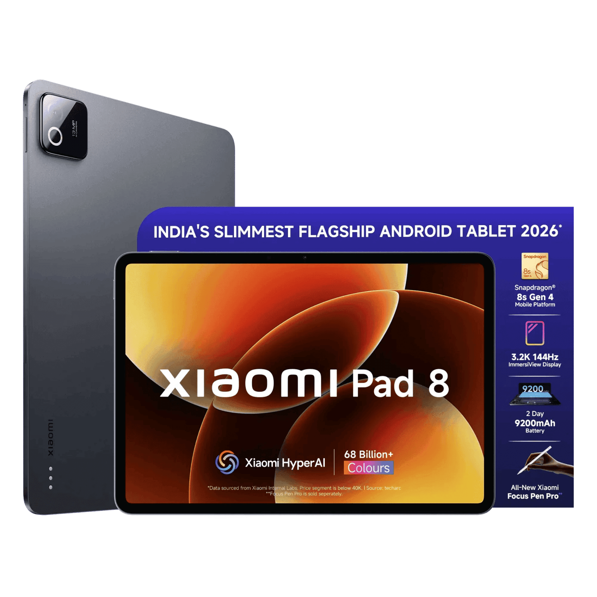 XIAOMI PAD 8 12GB/256GB GRAPHITE GRAY